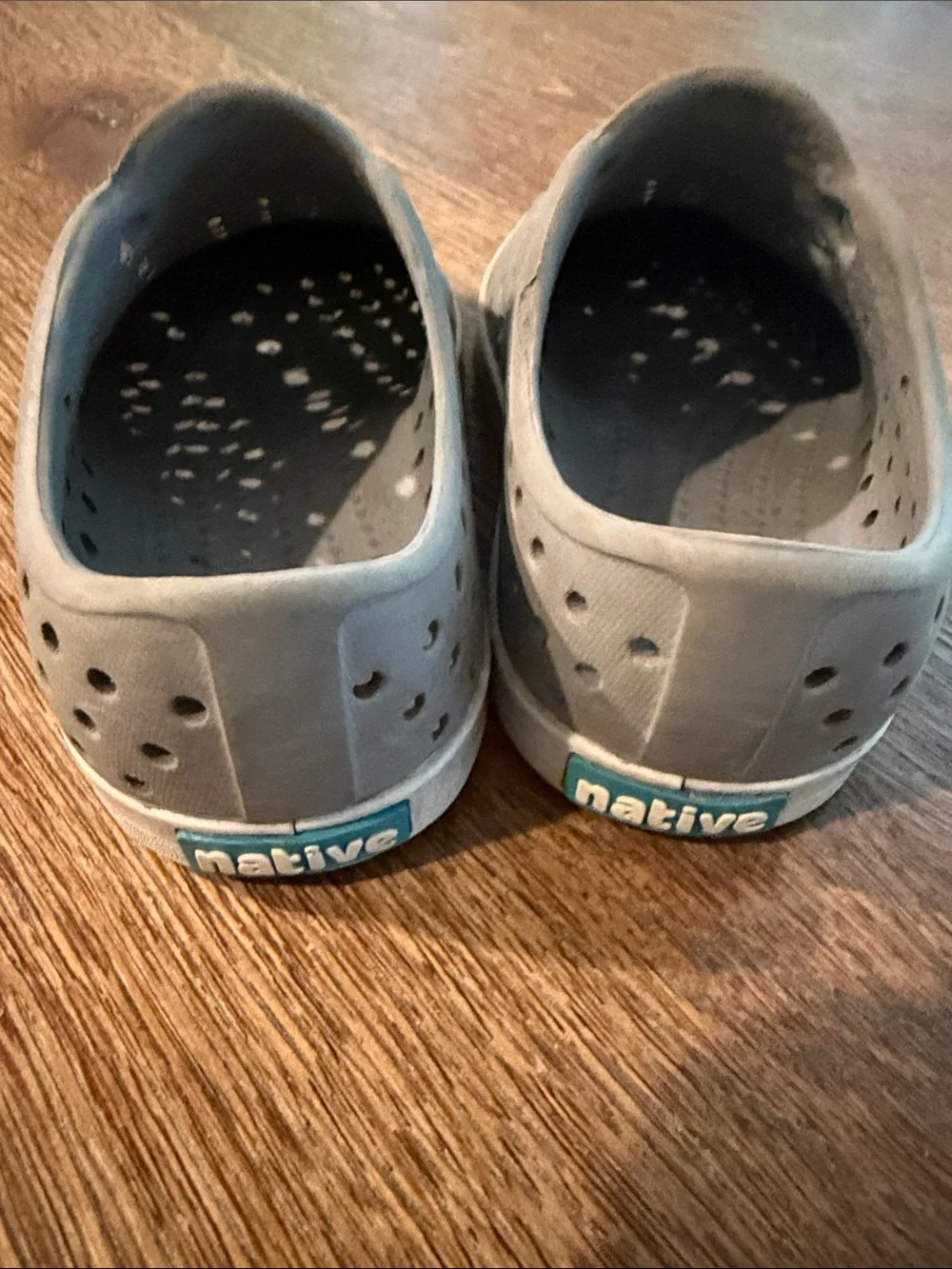Native Kids Light Gray Water Shoes